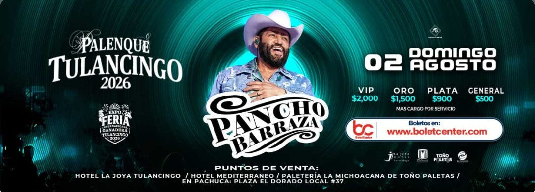 PANCHO BARRAZA   02 AGOSTO 2026